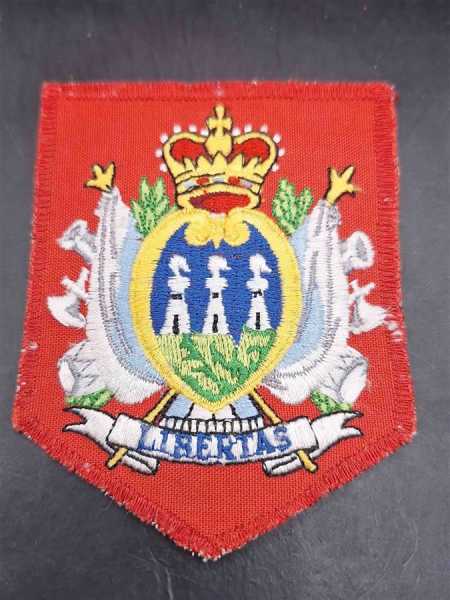 Ärmelabzeichen Stoffabzeichen Patch Guardia di Rocca Umweltpolizei San Marino