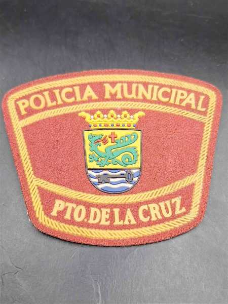 Ärmelabzeichen Stoffabzeichen Spanien Espania Policia Municipal Pto.De La Cruz