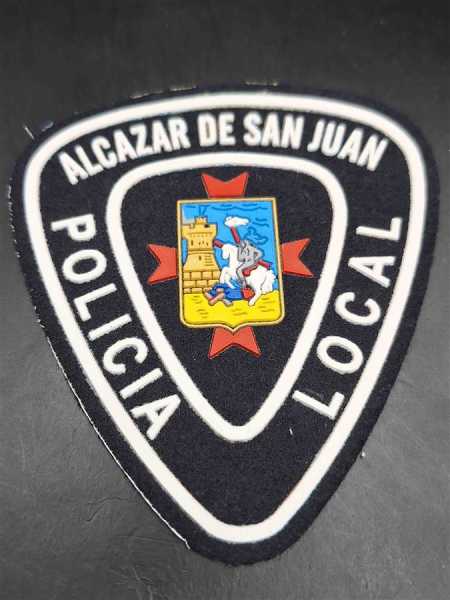 Ärmelabzeichen Stoffabzeichen Spanien Espania Policia Local Alcazar de San Juan