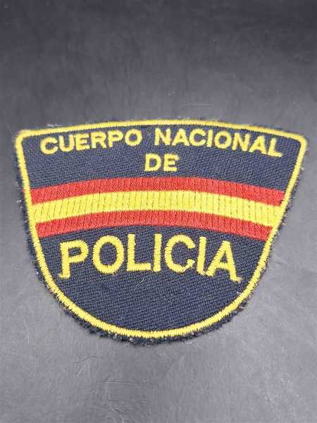 Ärmelabzeichen Spanien Espania Policia Cuerpo Nacional De