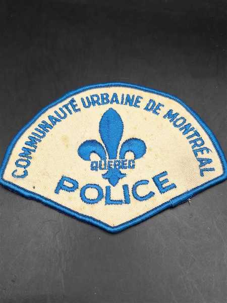 Ärmelabzeichen Patch Kanada Police Polizei Communaute Urbaine de Montreal Quebec