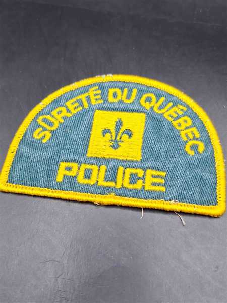 Ärmelabzeichen Patch Kanada Police Polizei Surete du Quebec Police Uniform