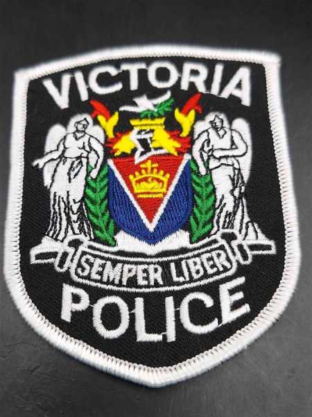 Ärmelabzeichen Patch Kanada Police Polizei Victoria Semper Liber Police