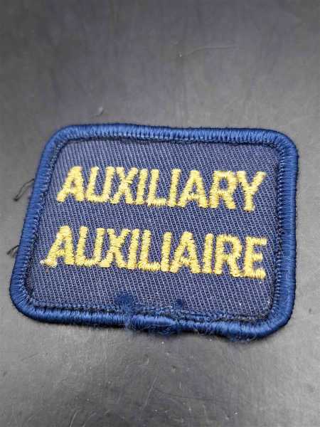 Ärmelabzeichen Patch Kanada Police Polizei Auxiliary Auxiliaire