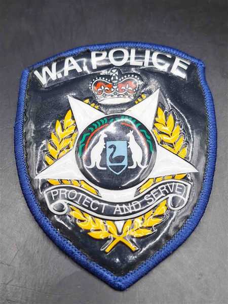 Ärmelabzeichen Patch Australien Australian W.A. Police Protect and Serve