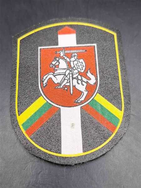 Ärmelabzeichen Stoffabzeichen Patch Litauen Polizei Reiter Ritter Schwert