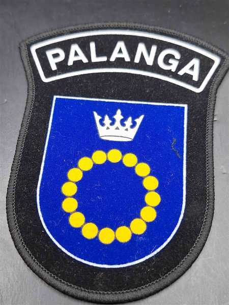 Ärmelabzeichen Stoffabzeichen Patch Litauen Polizei Palanga Police