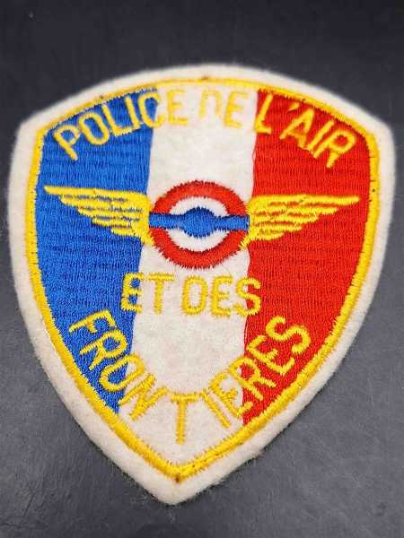 Ärmelabzeichen Patch Frankreich France Police de L´Air Et Des Frontieres