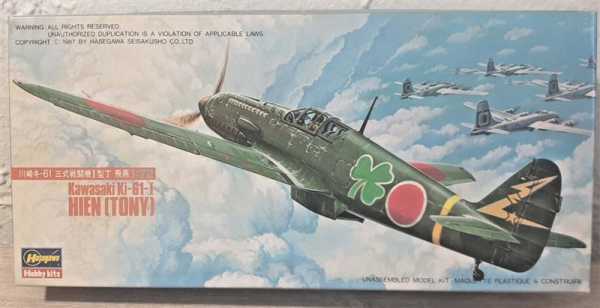 Hasegawa 503 Kawasaki Ki-61-I Hien Tony 1:72 Modellbau Flugzeug