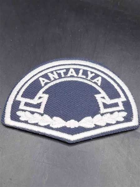 Ärmelabzeichen Patch Türkei Polis Türkei Polizei Antalya