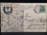 Ansichtskarte Postkarte Feldpost Generalfeldmarschall von der Goltz Viele Orden