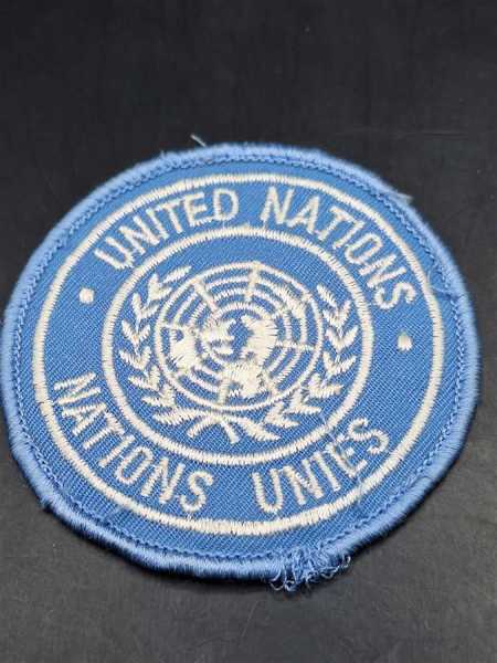 United Nations Nations Unies Patch Abzeichen UN Ärmelabzeichen Stoffabzeichen