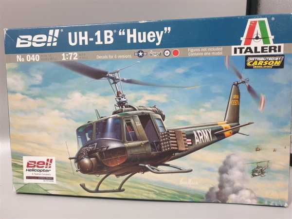 Italeri 040 Bell UH1-B Huey Helicopter Hubschrauber Modellbau 1:72