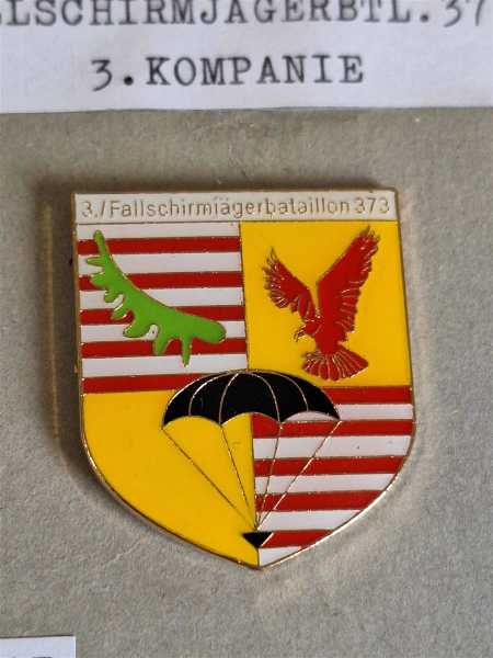 Brustanhänger Bundeswehr Orden Fallschirmjägerbataillon 373 3. Kompanie