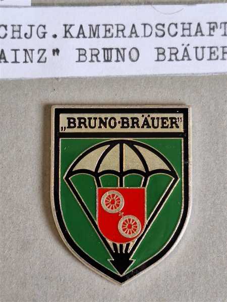 Brustanhänger Bundeswehr Fallschirmjägerkameradschaft Mainz Bruno Bräuer RAR