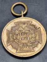 Medaille Orden Kriegsdenkmünze für Kämpfer 1870/1871 Militaria Schöner Zustand