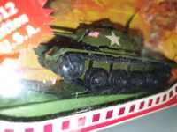 Landmaster T412 Patton U.S.A. US Army Panzer Die Cast Metal Tank Model 1:87