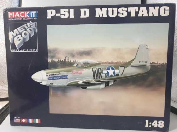 MACKIT 2001 P-51 D Mustang 4 Decal Set Modellbausatz Metal Body 1:48  Flugzeug