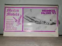 Merlin Models Heinkel He280 V3 Flugzeug Modellbau 1:72...