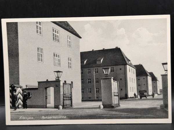 AK Ansichtskarte Postkarte Erlangen Panzerkaserne Feldpost  3. Pz. Erst. Abt. 25