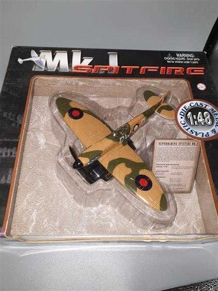 MOTORMAX 76370 Mk.I Spitfire Rolce Royce Merlin Flugzeug Metal Fertigmodell 1:48