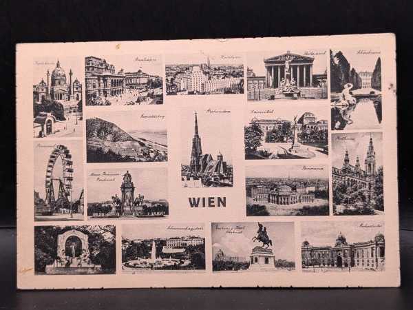 Ansichtskarte Postkarte 2. WK Wien Großkundgebung 1939 Deutschen Roten Kreuzes