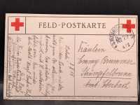 AK Ansichtskarte Postkarte Rot Kreuz Feldpost S.M. Kaiser...