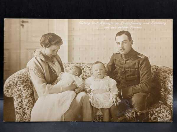 AK Ansichtskarte Postkarte Herzog zu Braunschweig und Lüneburg Uniform Prinzen