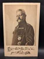 AK Ansichtskarte Postkarte Hindenburg Ludendorf Spende Orden Eiserne Kreuz Adel