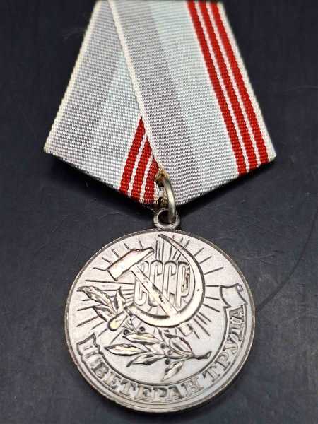 CCCP Medaille Russland Russian Orden an Spange Veteran der Arbeit 2. Weltkrieg