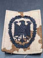 Bundeswehr Patch Ärmelabzeichen Leistungsabzeichen Flecktarn Schwarz Hell