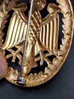 Bundeswehr Leistungsabzeichen Badge Orden MB Hersteller Schöner Zustand Gold