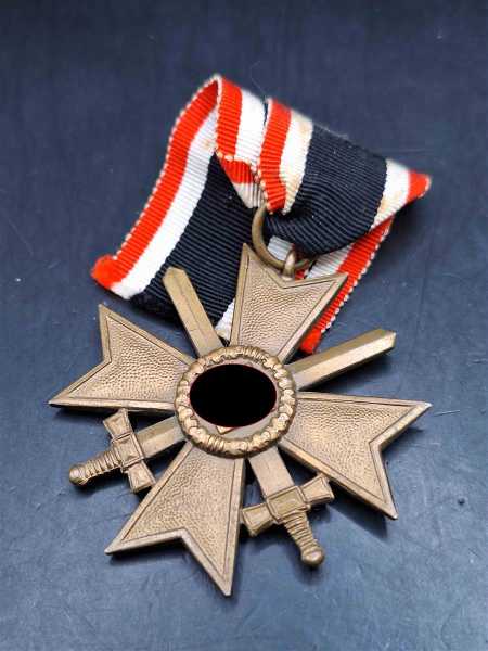 Kriegsverdienstkreuz mit Schwerter 1939 2. Klasse KVK Orden Hersteller 100 Wächtler & Lange Mittweida