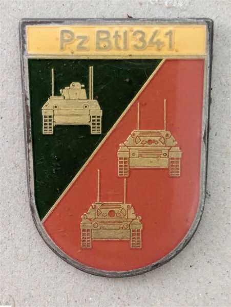 Brustanhänger Bundeswehr Verbandsabzeichen PzBtl 341 Panzerbataillon Orden