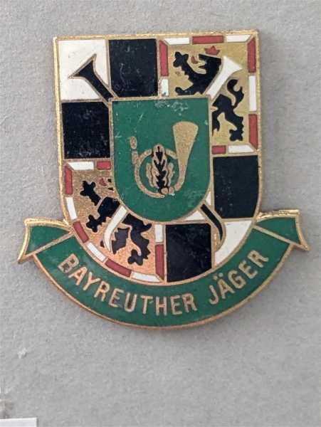 Brustanhänger Bundeswehr Orden PzGrenBtl 102 Bayreuther Jäger