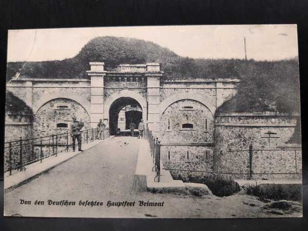 Ansichtskarte Postkarte Feldpost Von den Deutschen Besetztes Hauptfort Brimont