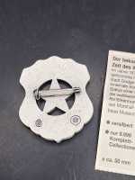 Marshal Dodge City 1876 Wyatt Earp Police Badge Polizei US Abzeichen Insigne