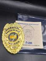 Marshal Santa Claus Indiana 101 Police Badge Polizei US...