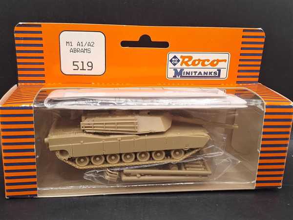 ROCO 519 Minitanks H0 1:87 Militaria Fahrzeug Panzer M1 A1/A2 Abrams RAR