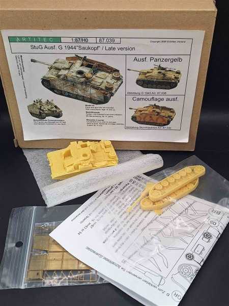 Artitec 87039 Stug Ausf. G 1944 Saukopf Late Version  H0 1:87  RESIN RAR