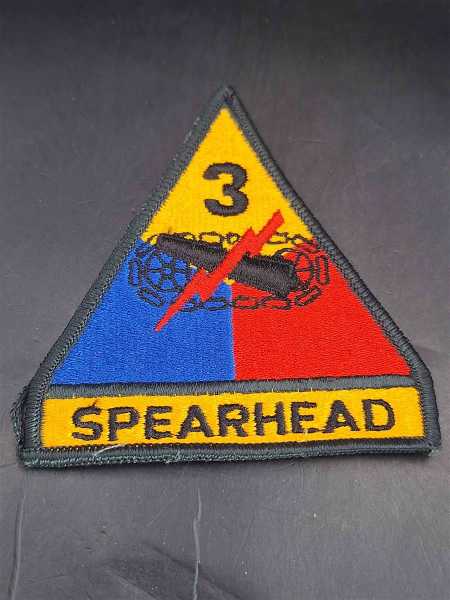 USA Flash Badge Patch Stoffabzeichen Spearhead 3. Division Speerspitze