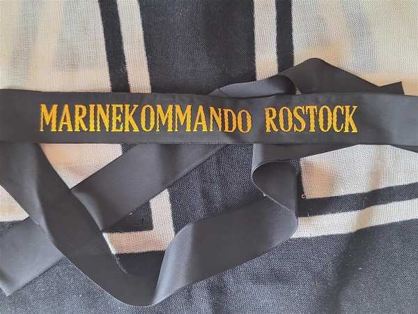 Mützenband Tellermütze Bundeswehr Bundesmarine Uniform Marinekommando Rostock