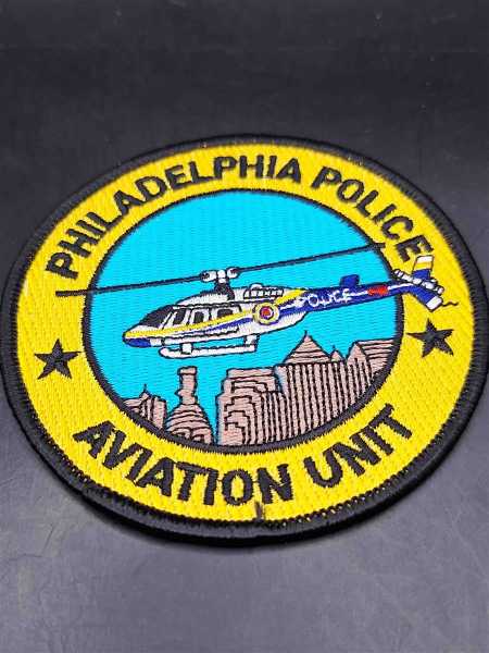 Philadelphia Police Aviation Unit Helicopter US Patch Ärmelabzeichen USA Polizei