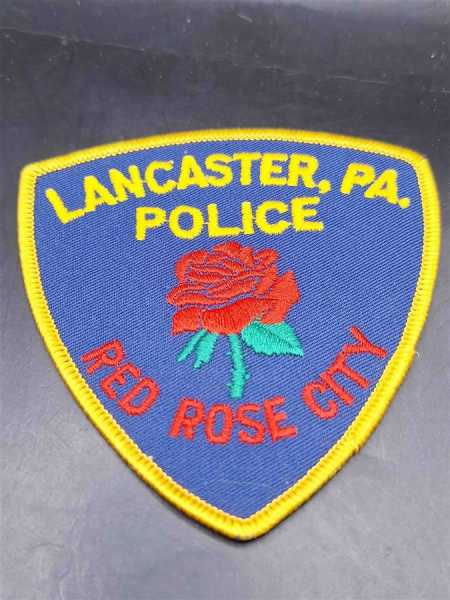 Lancaster Police Red Rose City US Patch Ärmelabzeichen USA Polizei