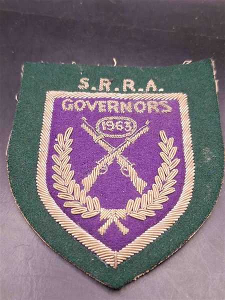 S.R.R.A. Governors 1963 Police US Patch Ärmelabzeichen USA Polizei RAR