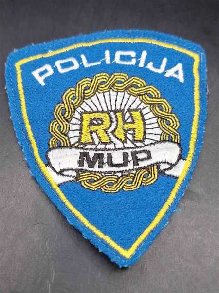 Policija RH MUP Kroatien Ärmelabzeichen Stoffabzeichen Patch Police