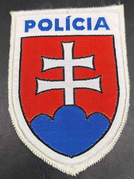 Policia Polizei Slowakei Ärmelabzeichen Stoffabzeichen Patch Police