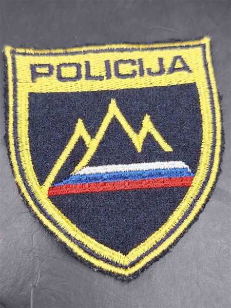 Policia Polizei Slowenien Ärmelabzeichen Stoffabzeichen Patch Police