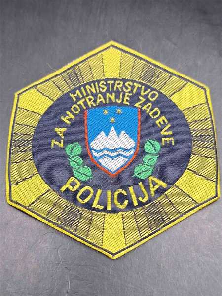 Ministrstvo Za Notranje Zadeve Policija Slowenien Ärmelabzeichen Patch Police