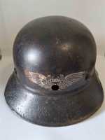 Rennsport Luftschutz Werkschutz Stahlhelm Wehrmacht Auto...